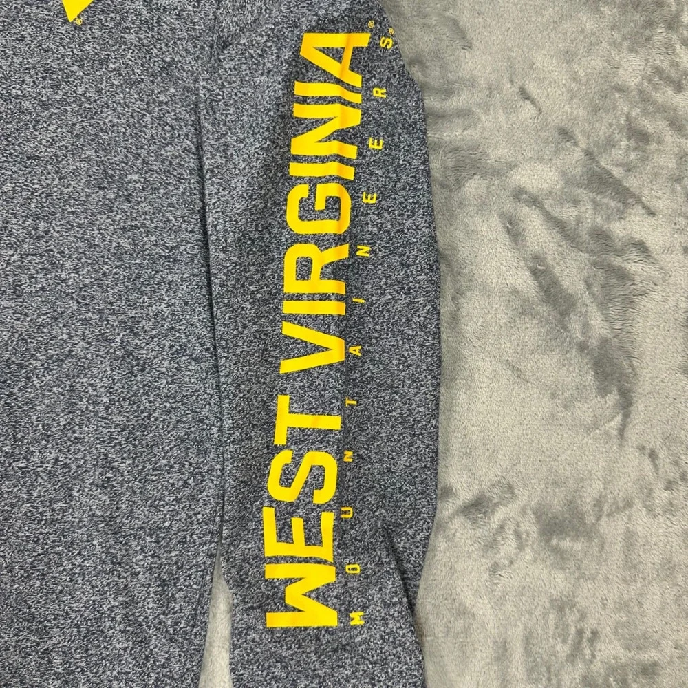 Nike West Virginia Mountaineers Hoodie Shirt Mens Large Blue Heather WVU NCAA